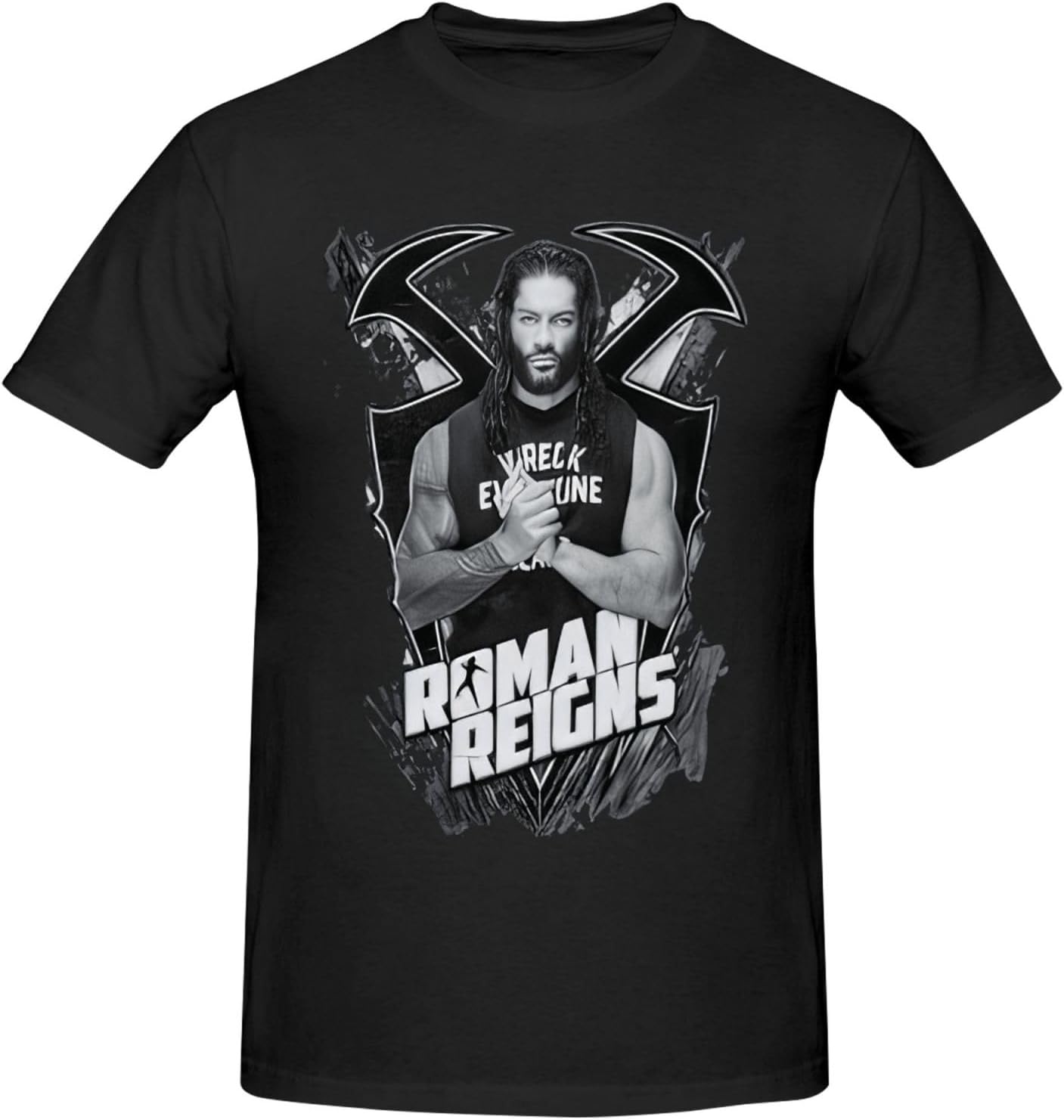 Roman Reigns Youth \u0026 Adult Men Guys Short Sleeve Hawaiian T Shirts, Crewneck Top Clothing Tshirts for Men